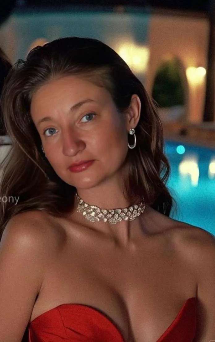 Girl with neck bracelet