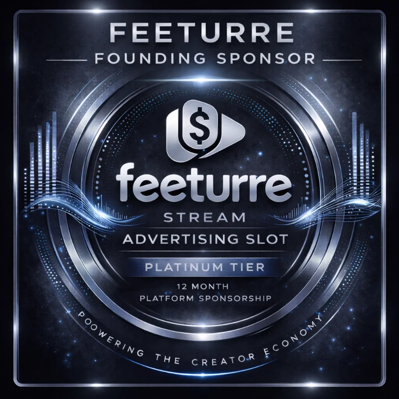 Feeturre Platinum Sponsor — Stream Advertisement License