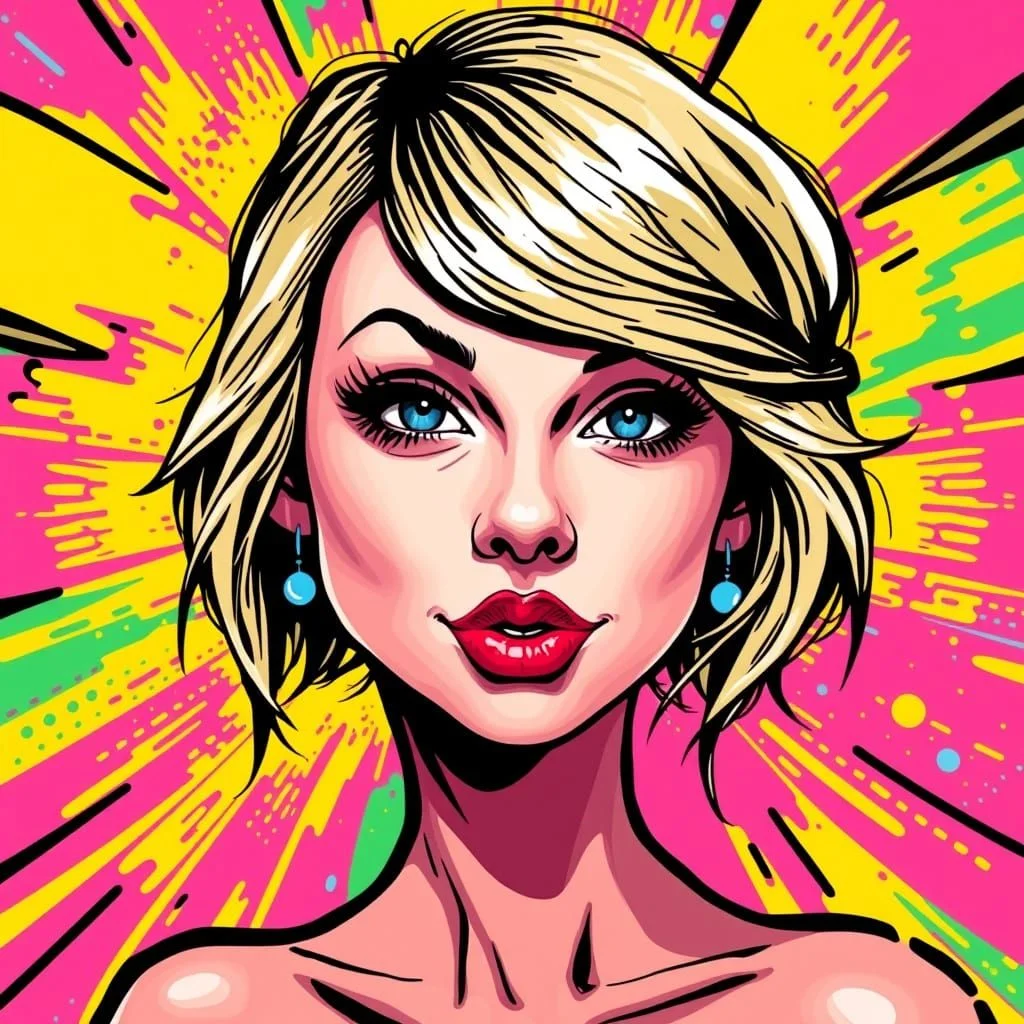 rare.caricature Taylor Swift 1/1