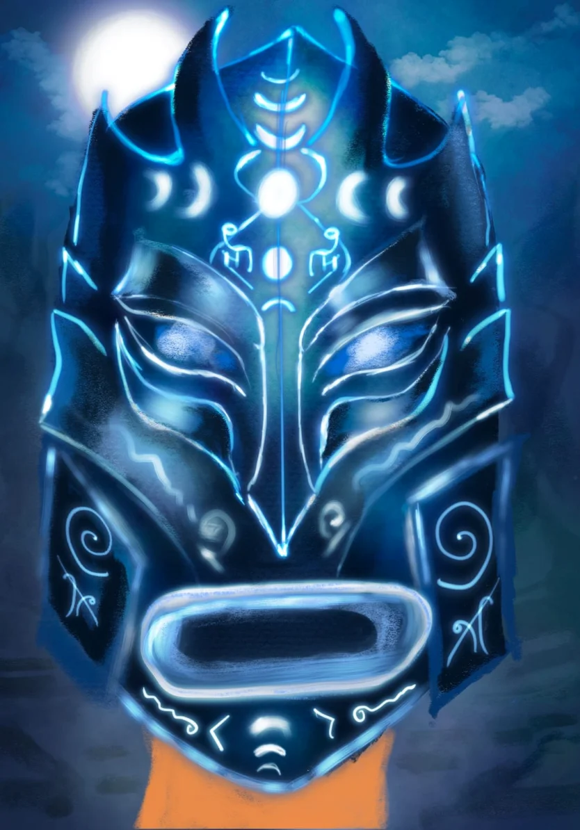 Moon Mask-Abhro Deep