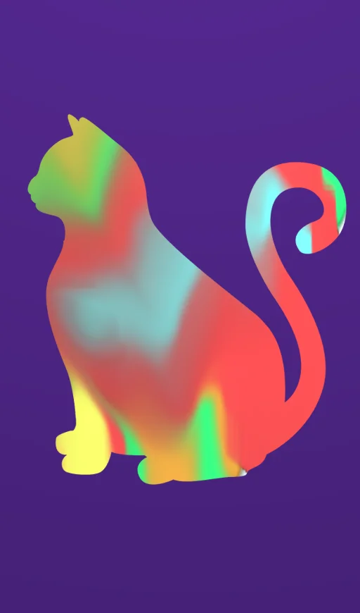 Pop Art Puss #6: Aura Cat