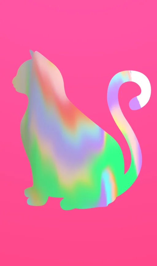 Pop Art Puss #7: Neon Dream