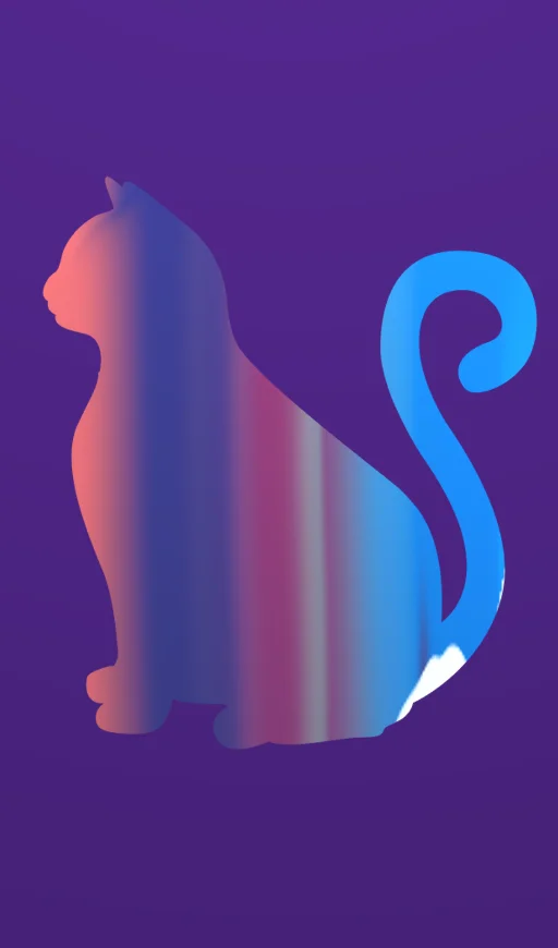Pop Art Puss #9: Digital Sunset