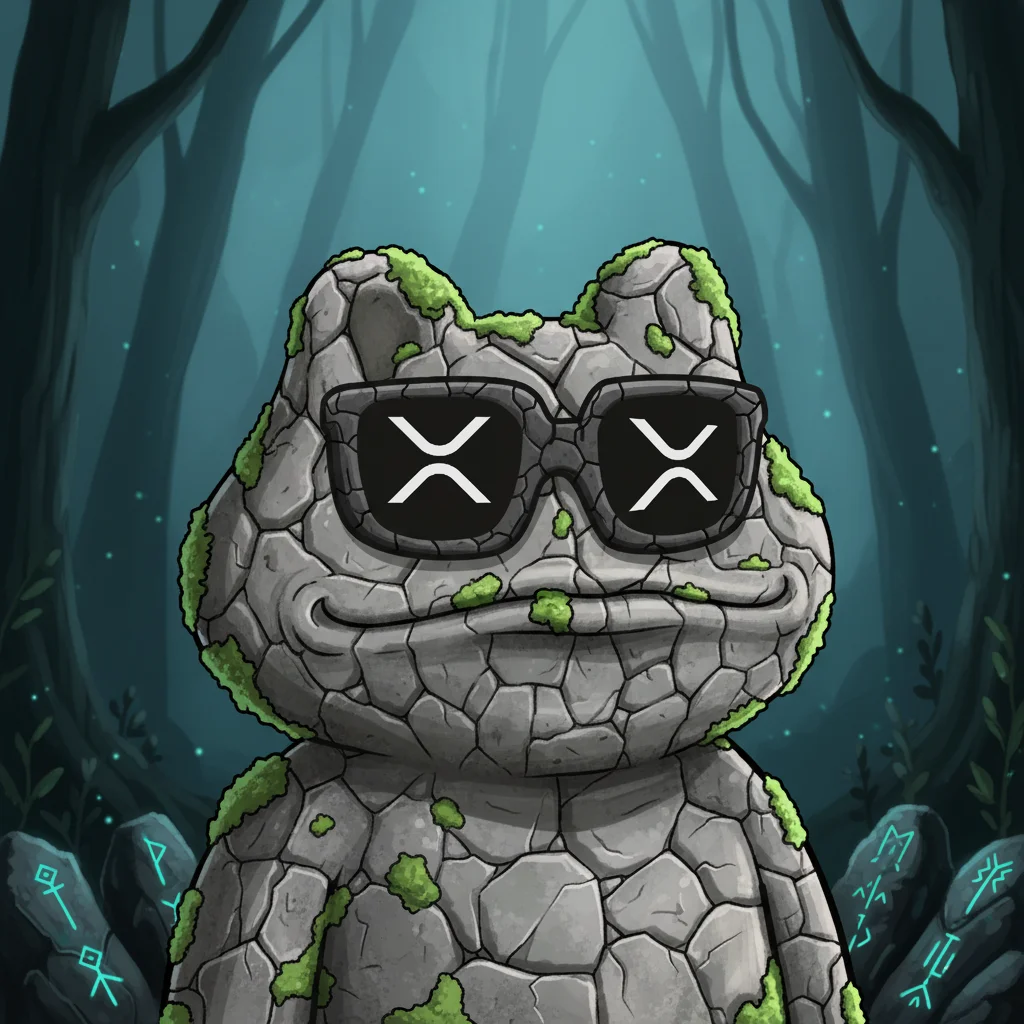 Froggy Rock Statue