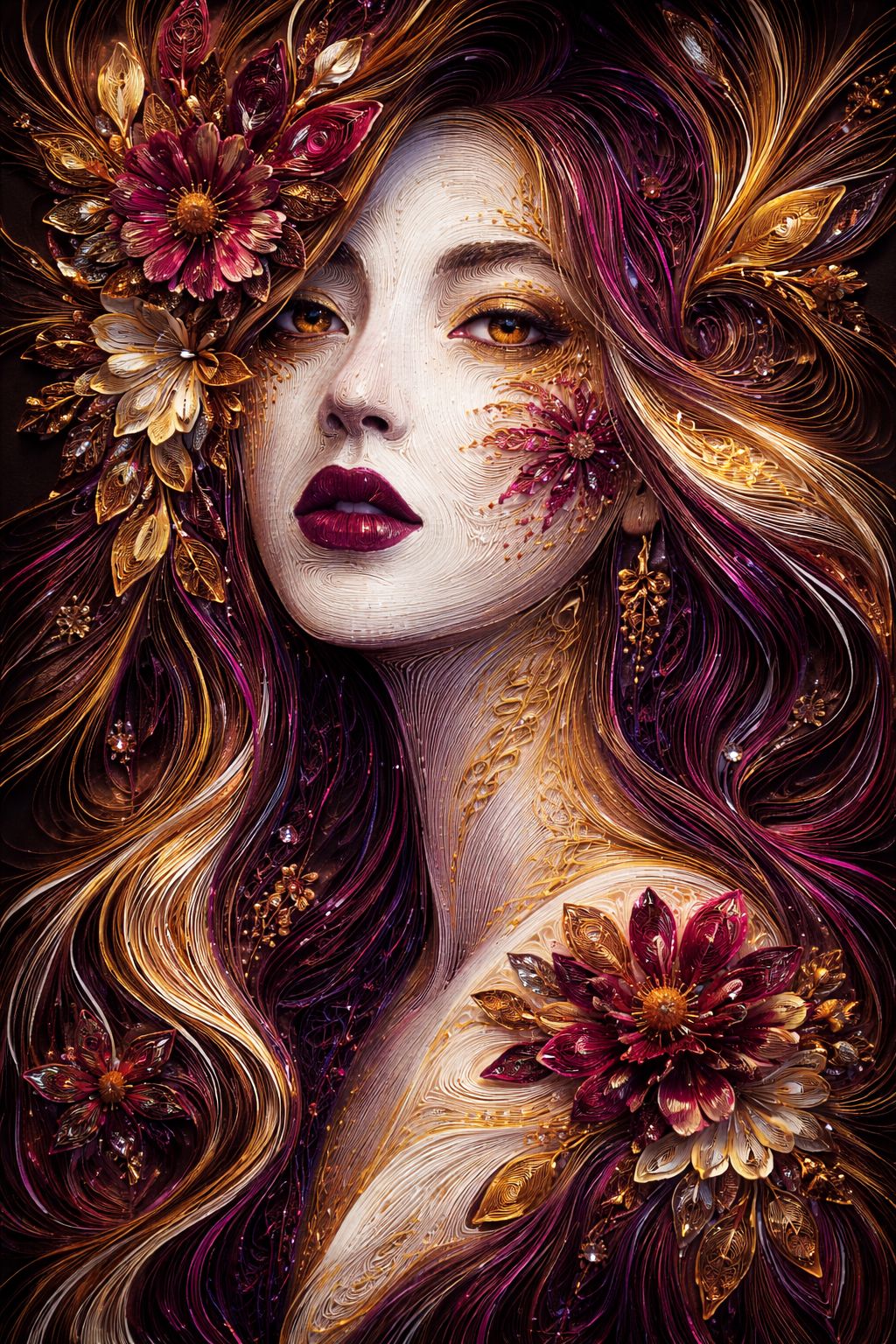 Golden Lady of Blossoms