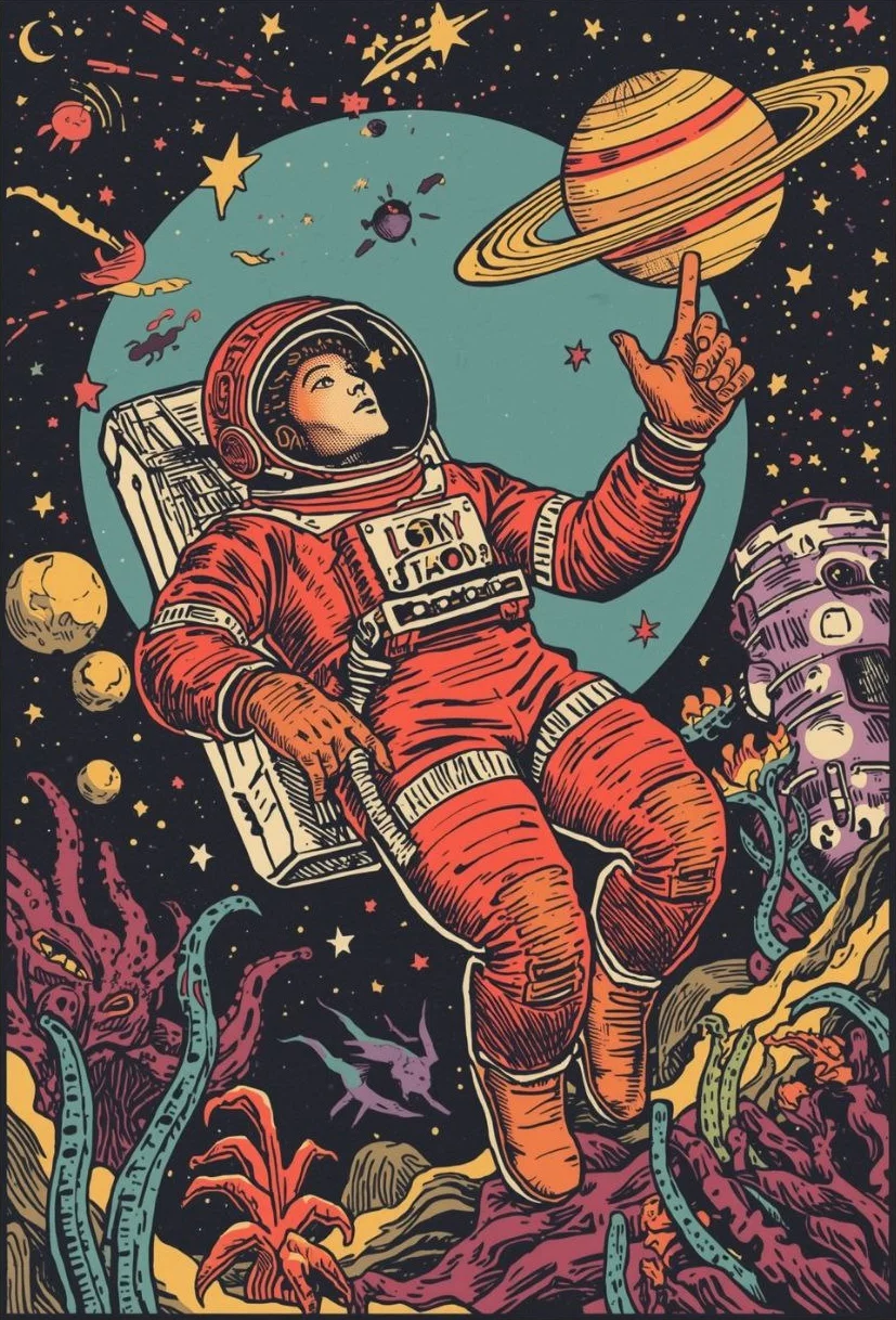 Outside the atmosphere