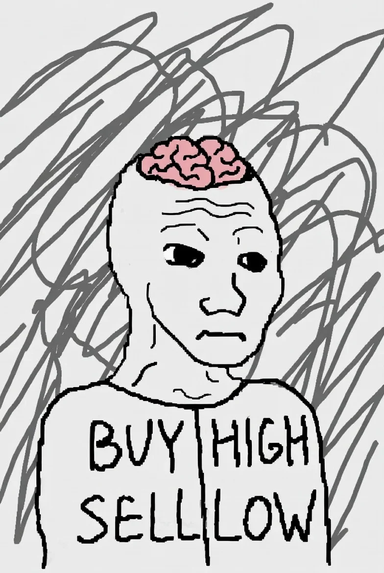 Ultra Rare Buy High Sell Low Brainlet