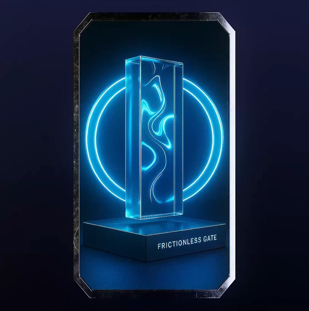 Frictionless Gate – Settlement Prism