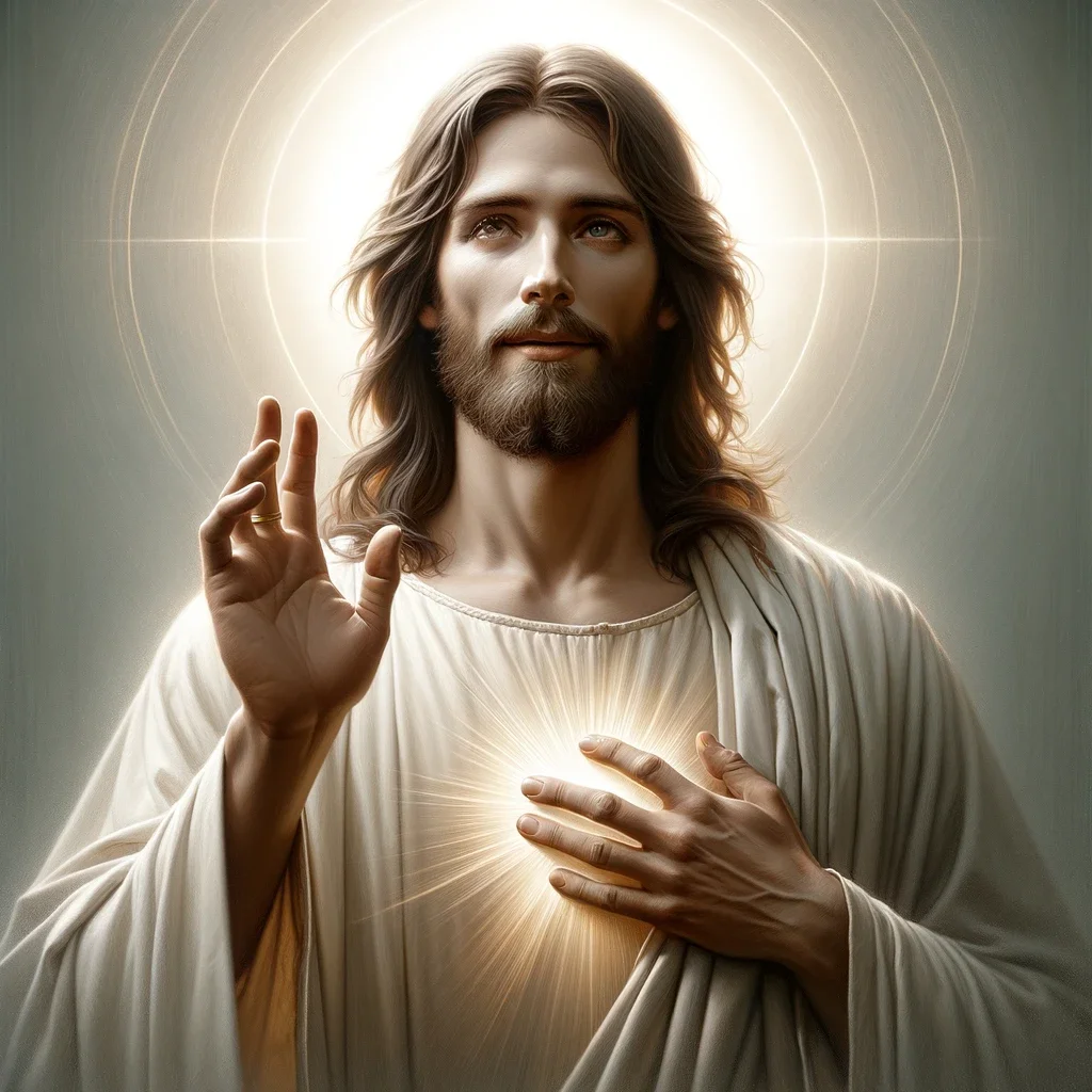 Jesus Showing His Love For Us All